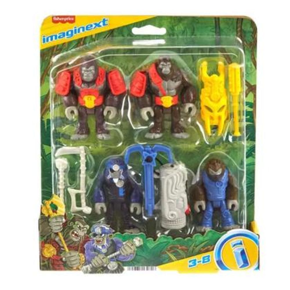 Figura Imaginext Gorilas Vs Macacos - Mattel Hml57