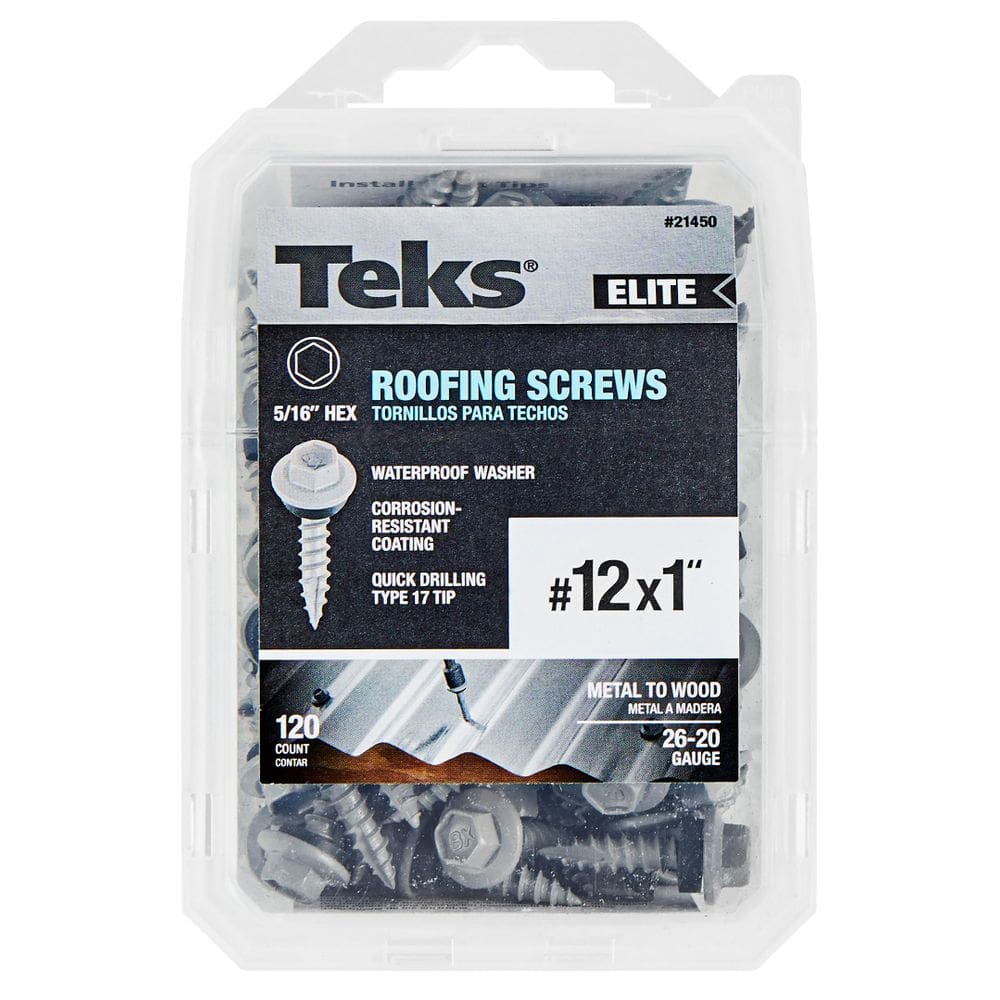 Parafusos ITW Brands Teks 21450 #12 x 2,5 cm HEX Washer