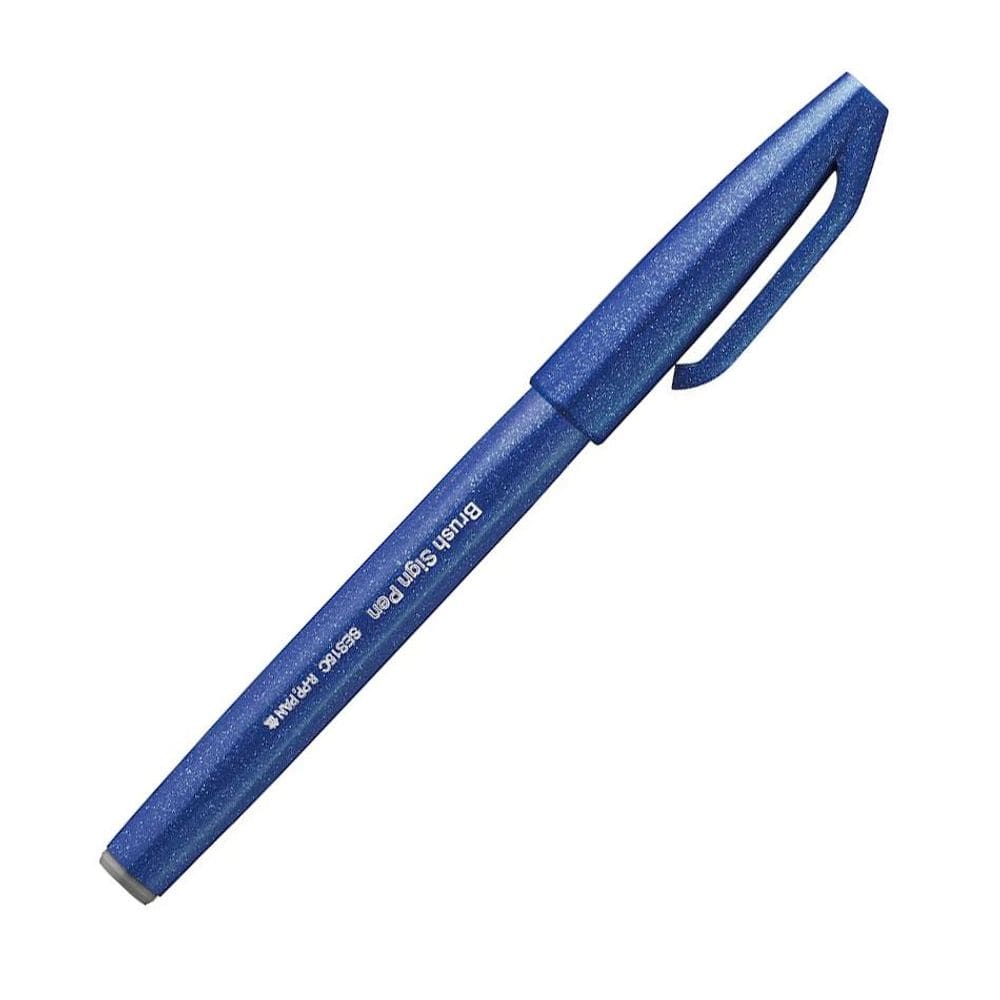 Caneta hidrográfica Brush Sign Pen Azul - Pentel