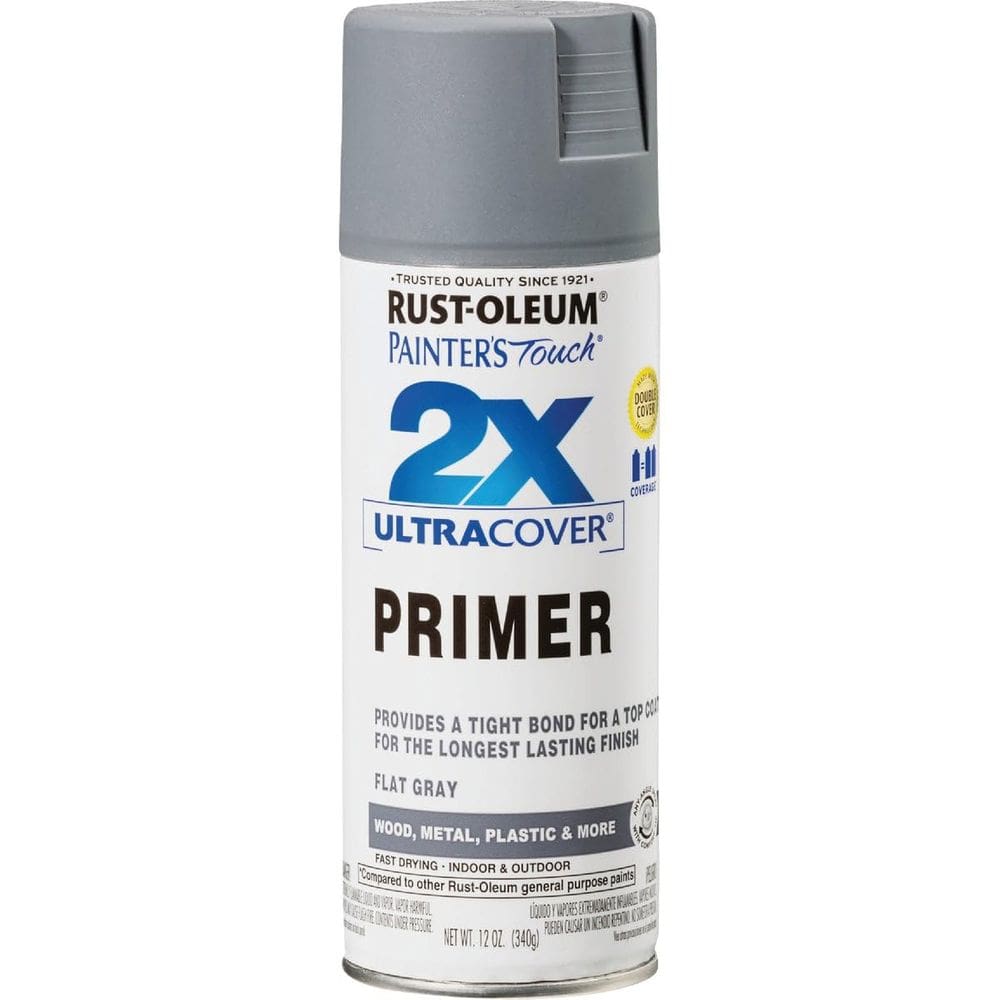 Primer cinza Paint Rust-Oleum 249088, pacote com 6 unidades de 12 onças
