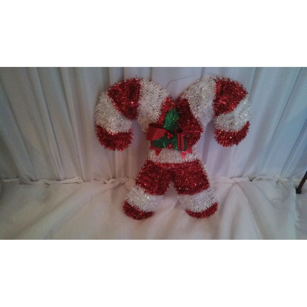 Wreath F.C. Young Candy Cane 46 cm em PVC multicolorido