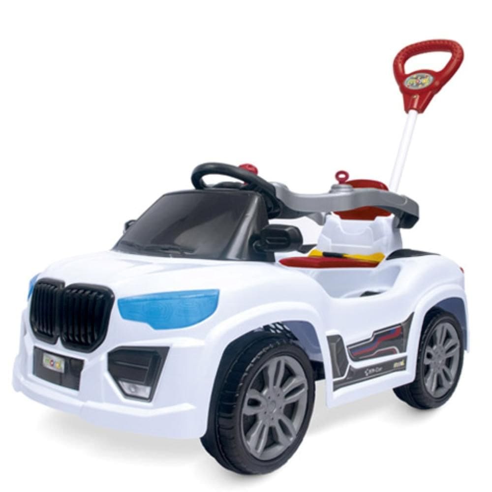 Carrinho Maral BM Branco 2 em 1 Passeio e Pedal