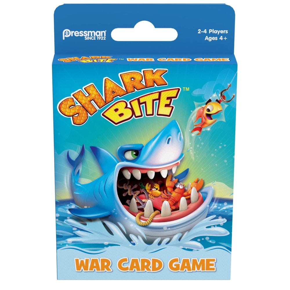 Jogo de cartas Pressman Shark Bite War 2-4 jogadores a partir de 4 anos