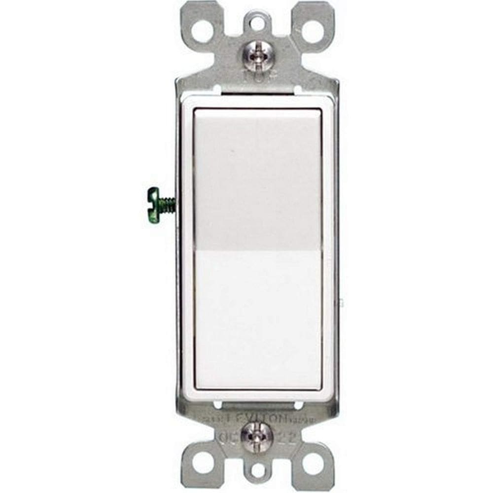 Interruptor eletrônico Leviton 107-5603-2WS de 3 vias branco