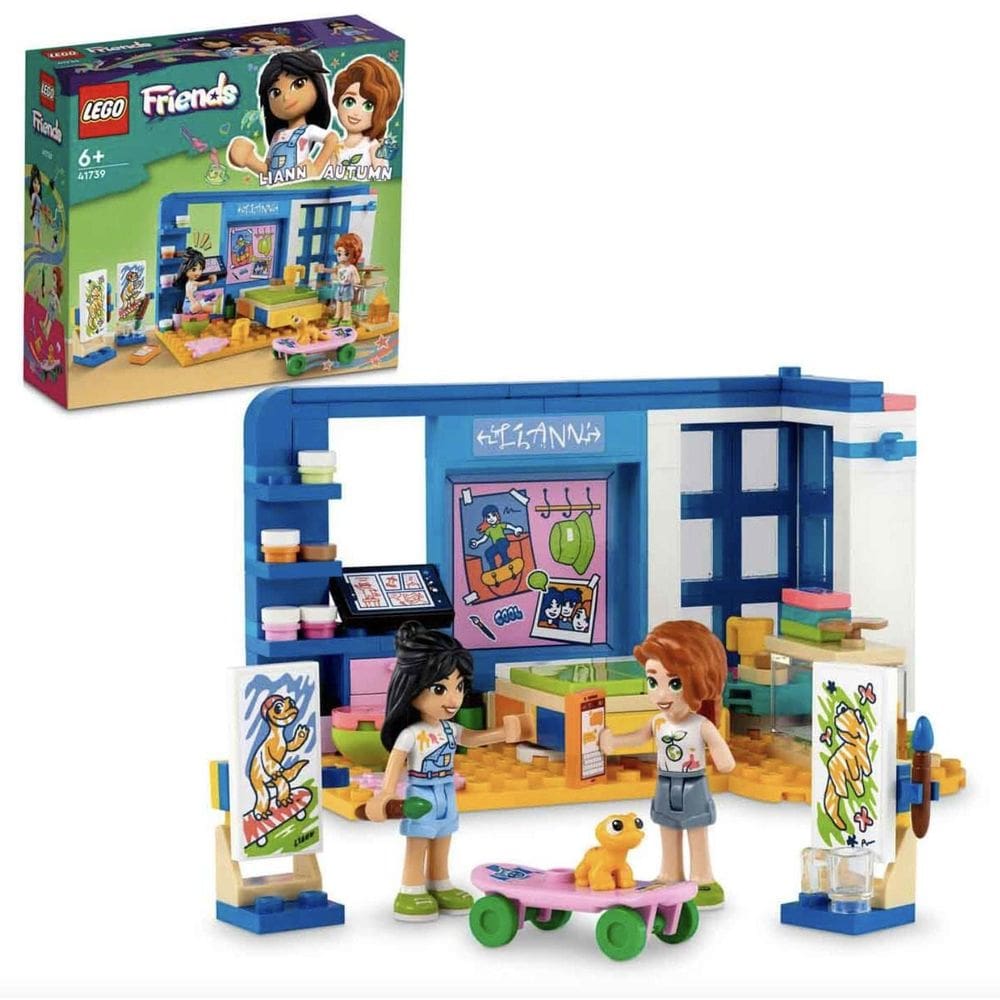 Toy Lego Friends Liann`s Room 41739 Quarto com tema artístico de 6 anos ou mais