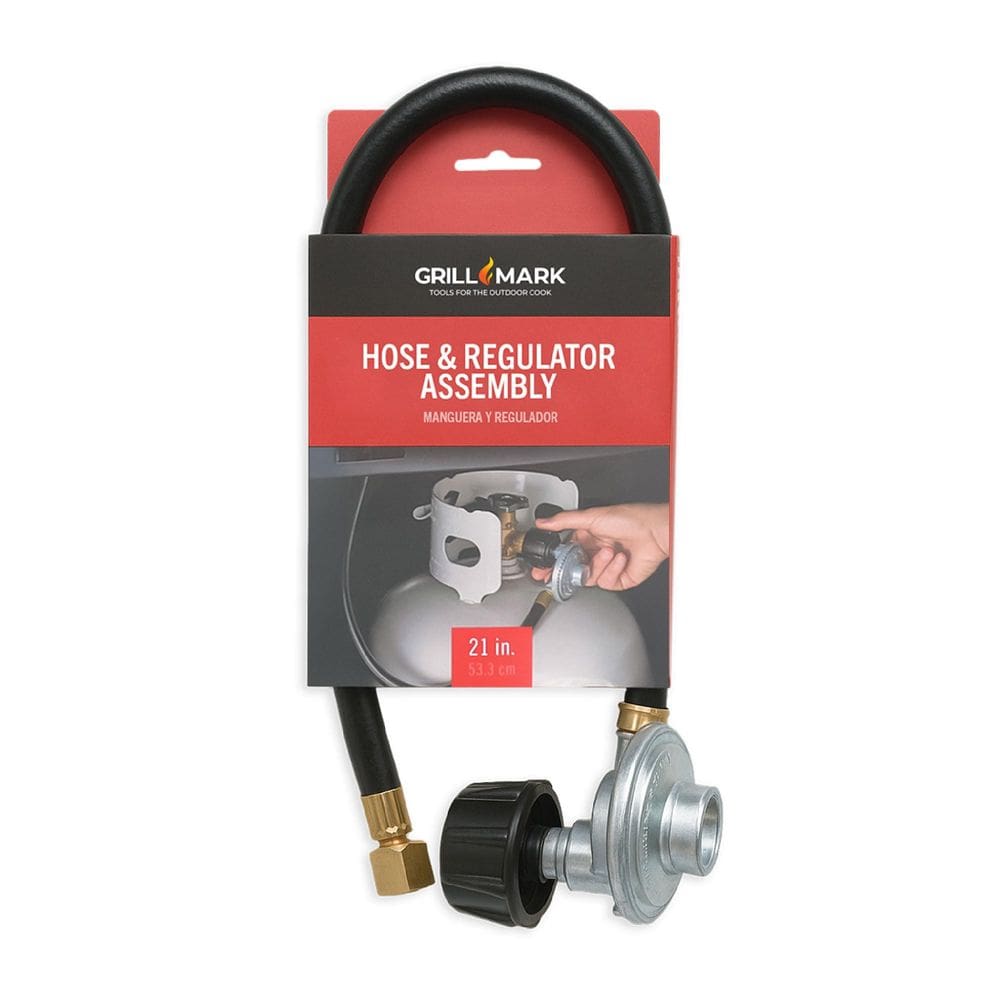 Mangueira de propano com grade reguladora Mark 53 cm de borracha