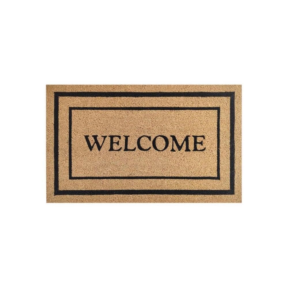 Tapete de porta FIRST CONCEPT Coir Welcome Rug