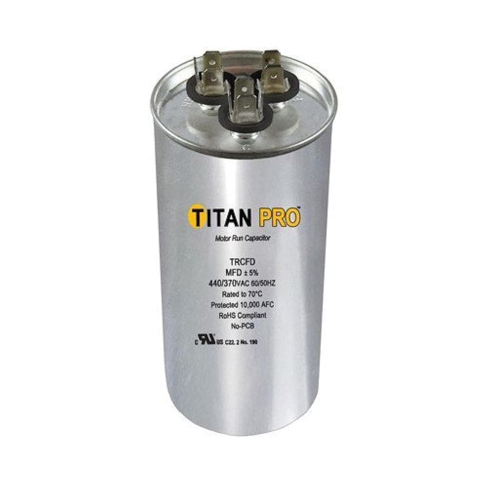Capacitor Titan TRCFD4075 40+7,5MFD 440/370V redondo