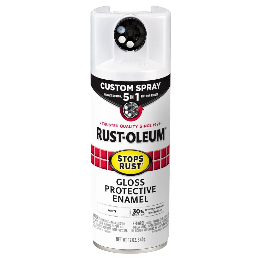 Pintura Rust-Oleum 376886 Aerosol Personalizado 5 en 1 Blanco 340 g