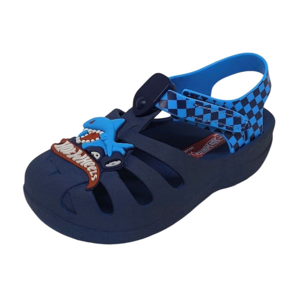 Babuche Infantil Menino Conforto Leve Hot Wheels Speed