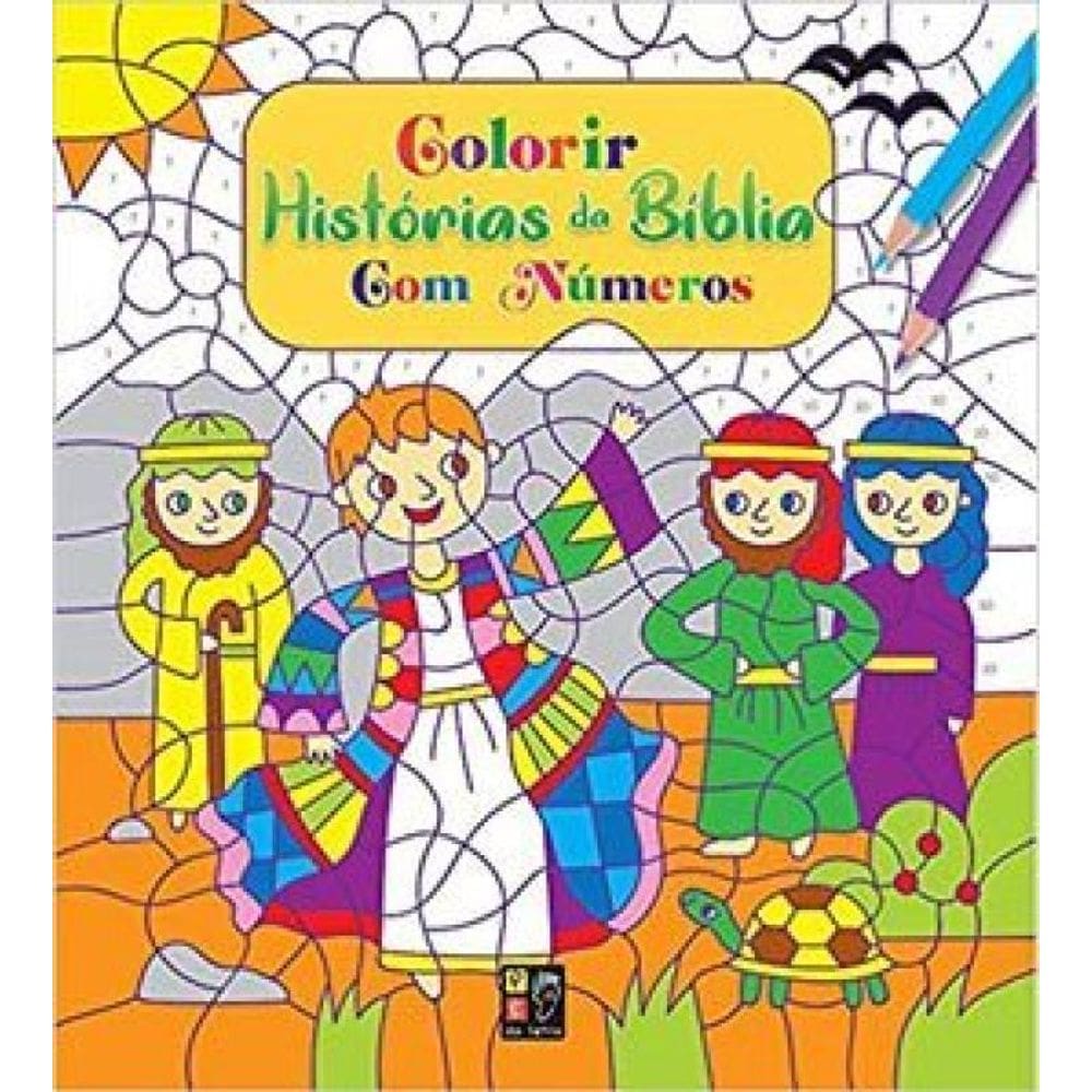 Colorir Histórias Da Bíblia Com Números
