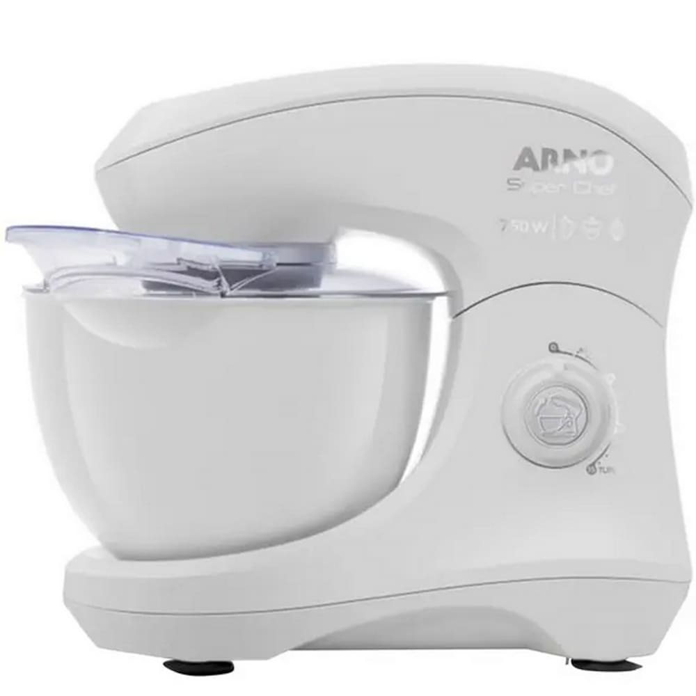 Batedeira Planetária Arno Super Chef 15 Velocidades 750W 127V 60Hz Branco