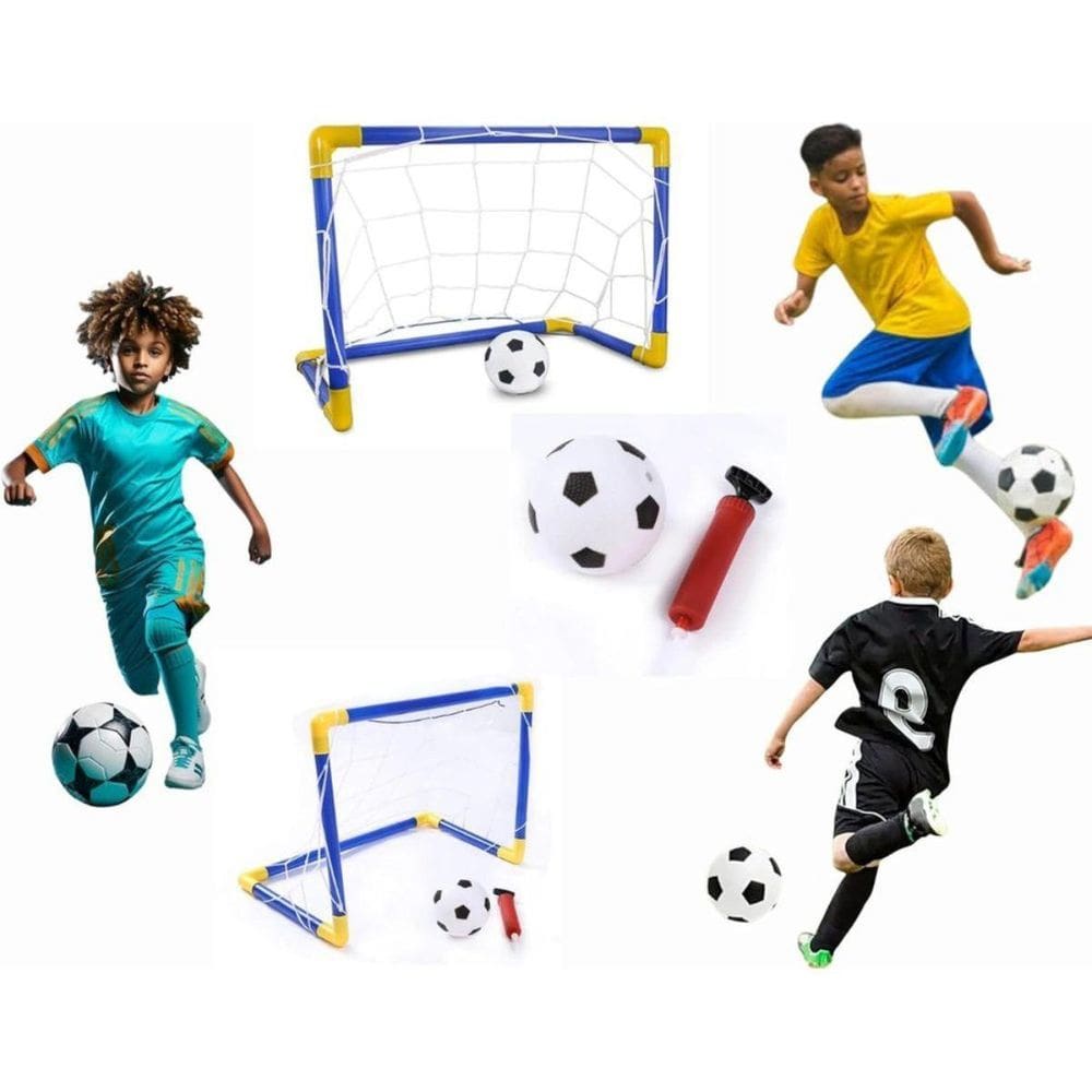 Mini Gol Infantil Com Bola E Bomba De Ar