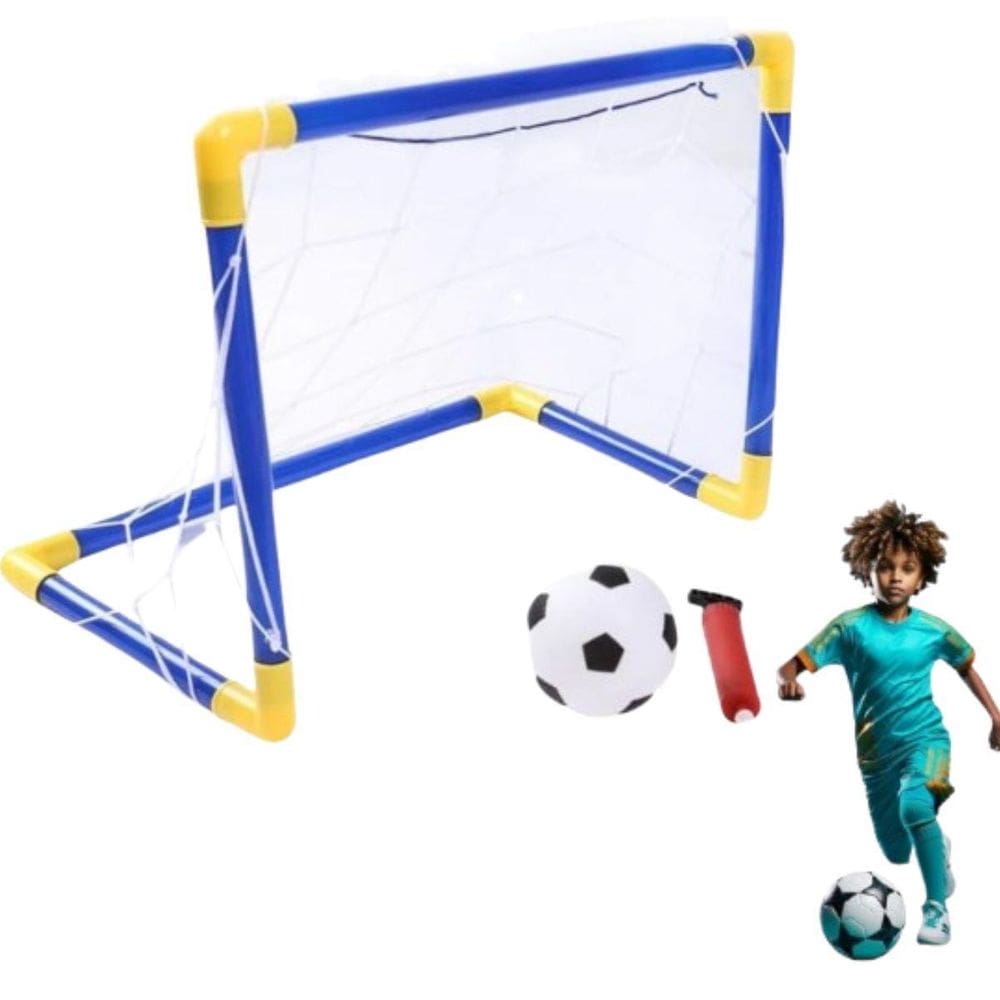 Brinquedo Esportivo Mini Gol Com Bola E Rede