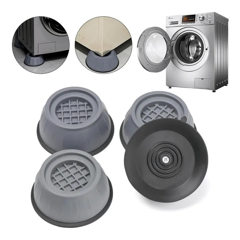 3X Pés De Borracha Anti Vibração Lavadora Lava E Seca 4 Peça