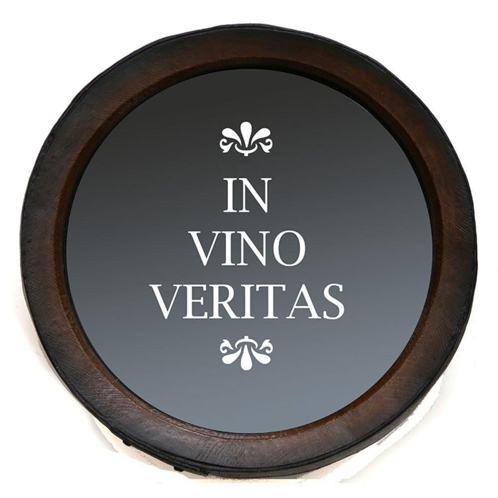 Quadro Decorativo Porta Rolhas Redondo Veritas - Pequeno