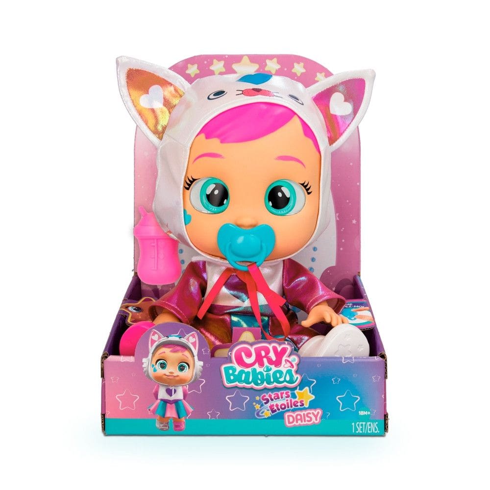 Boneca Cry Babies Stars Daisy Multikids com Olhos que Brilham - BR2239
