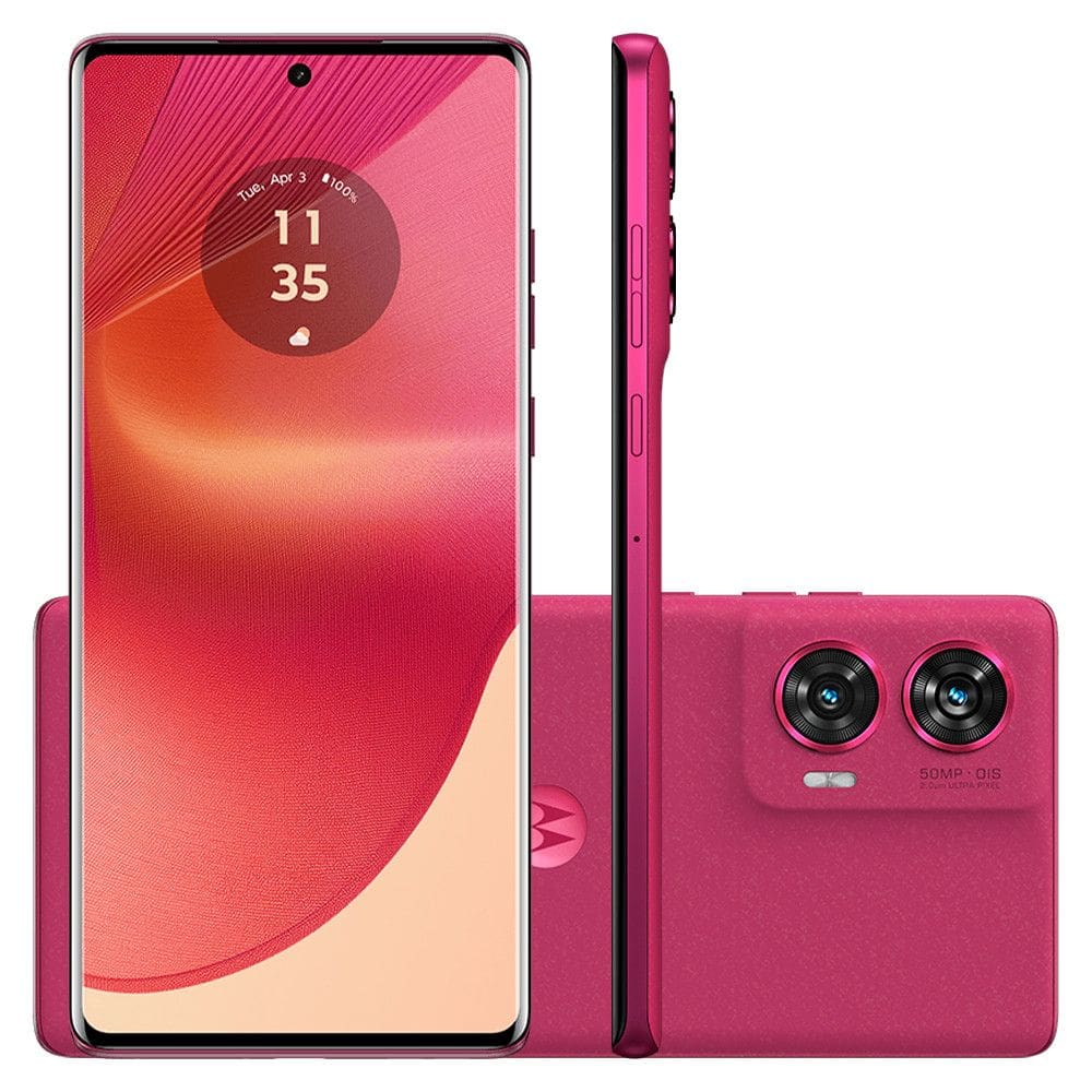 Smartphone Motorola Edge 50 Fusion 5G Tela 6.7 Octa Core 256GB 8GB Camera Dupla