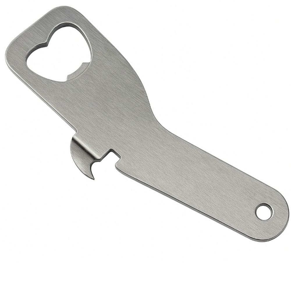 Abridor de Latas e garrafas Profissional em Aço Inox Grande 14 Cm