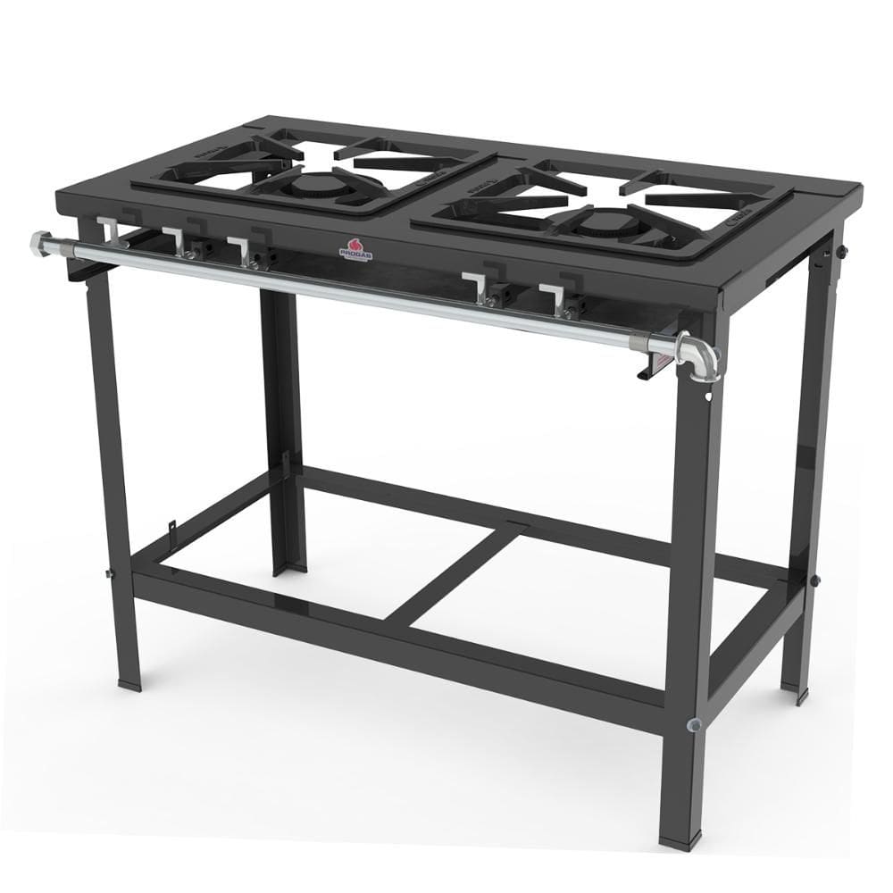 Fogão em Linha 2 Queimadores Duplo Sem Forno (c/registro P/f) PMD-200 F