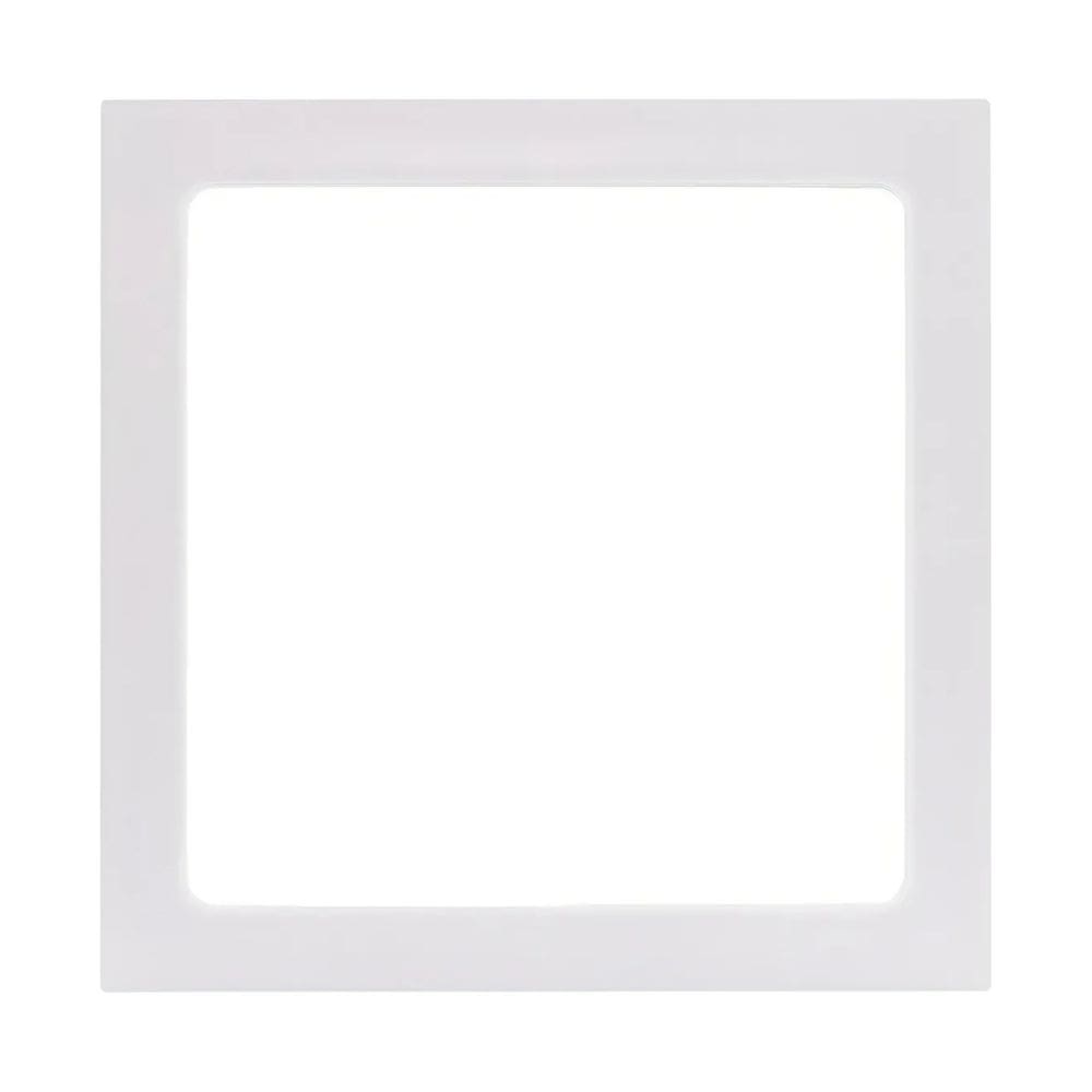 Kit 4 Plafon LED Embutir Quadrado 18W 1080LM Bivolt