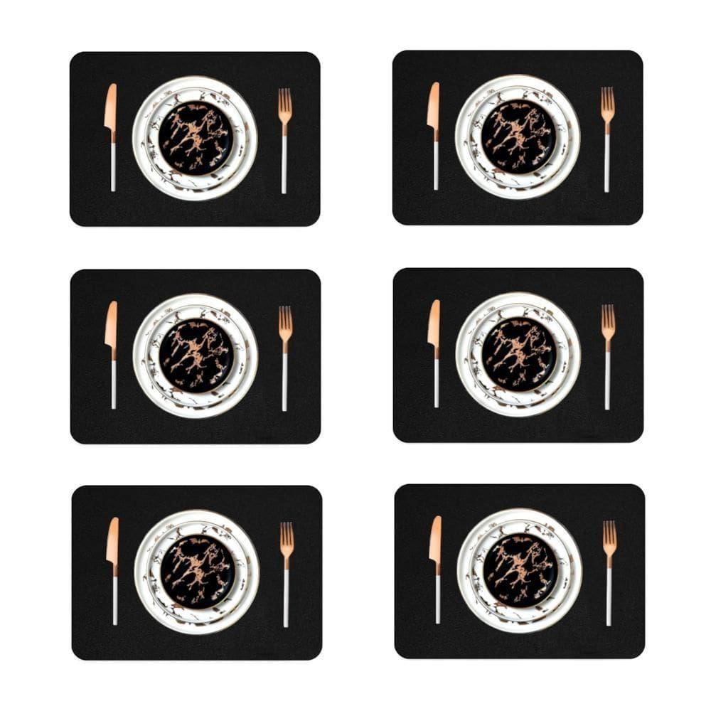 Kit 40 Peças Jogo Americano Mesa Posta Sousplat Retangular