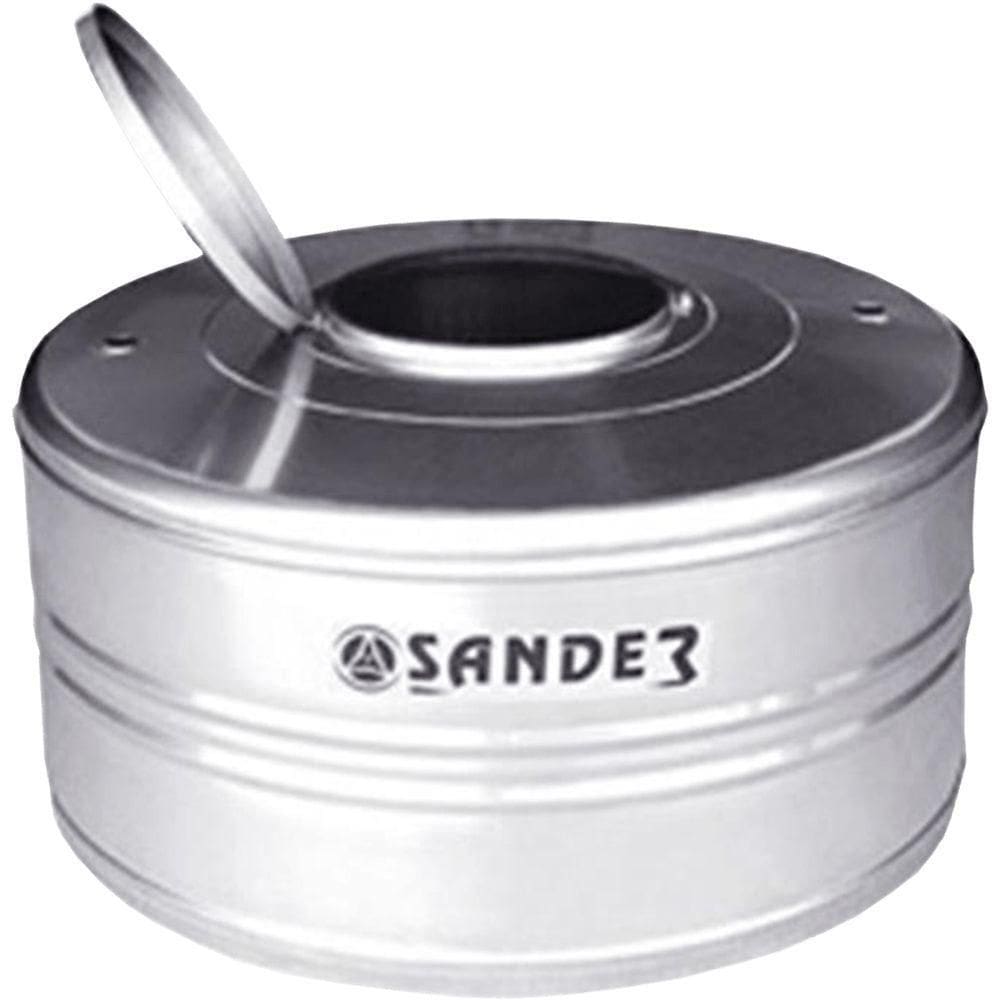 Caixa D´água De Inox 1000 Litros Com Tampa Compacta Modelo Ac - Sander Caixa Dagua 1000l Aco Inox Compacta Mod Ac Sander