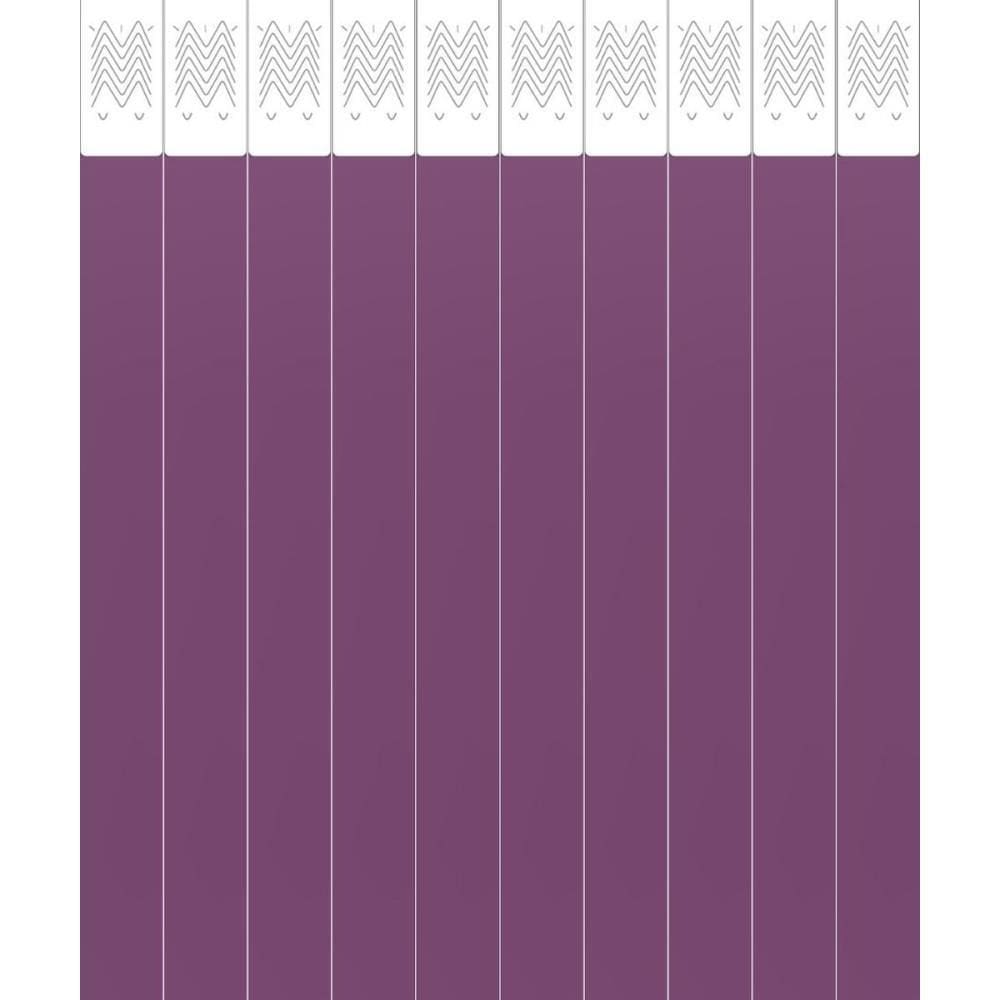 Pulseira de Identificação Tyvek Roxo 50unid - Tecnomidia