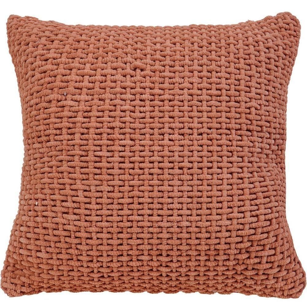 Capa De Almofada Trama New Decorativa 45x45cm 90% Algodão Brick