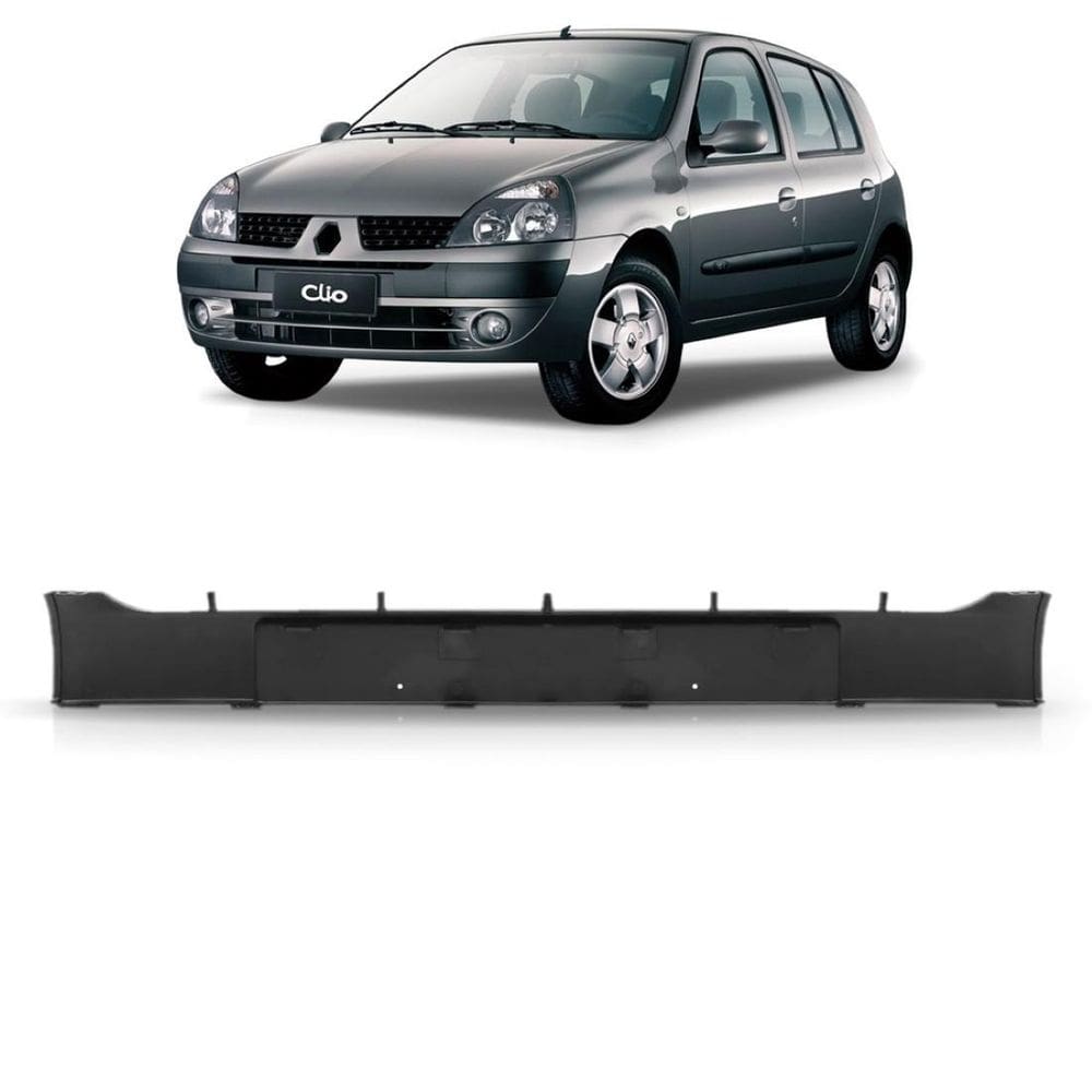Moldura Central Parachoque Renault Clio 2005