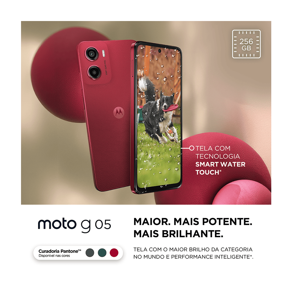 Smartphone Motorola Moto g05 256GB | Casas Bahia