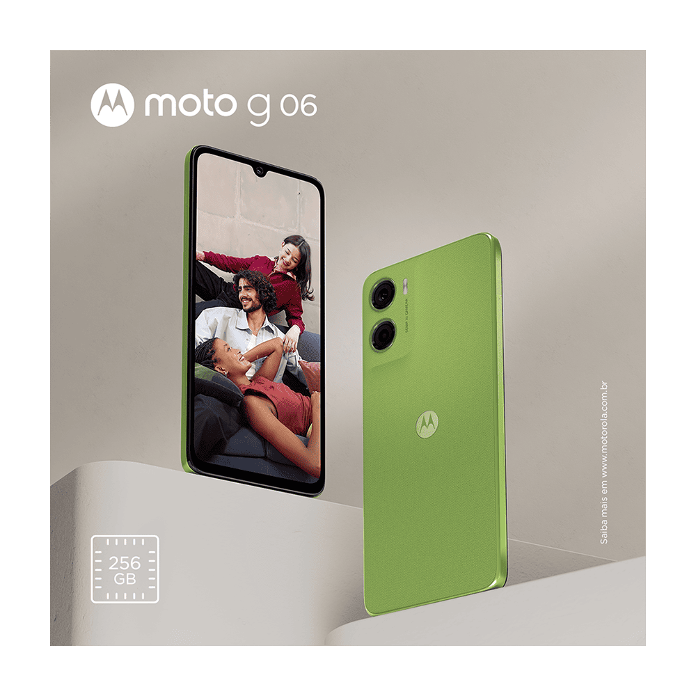 Celular Motorola Moto G06 256GB 4G 12GB