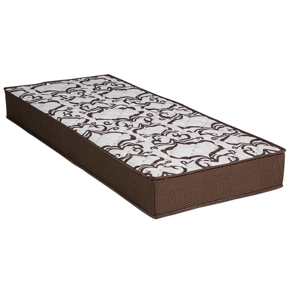 Colchao Solteiro Espuma D33 Ortopedico Firme 78x188x17cm Suporta 90kg Certificado INMETRO