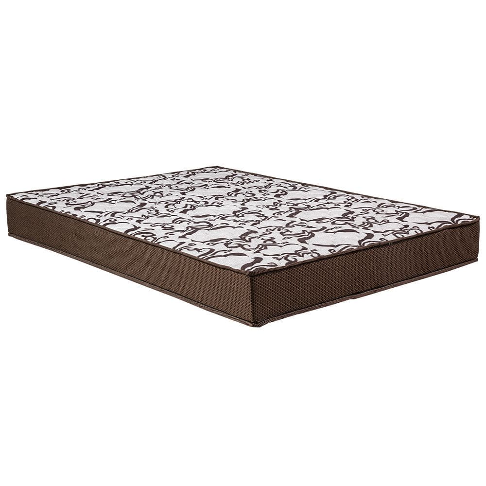 Colchao Casal Espuma D33 Ortopedico Firme 138x188x17cm Suporta 90kg por Pessoa Certificado INMETRO