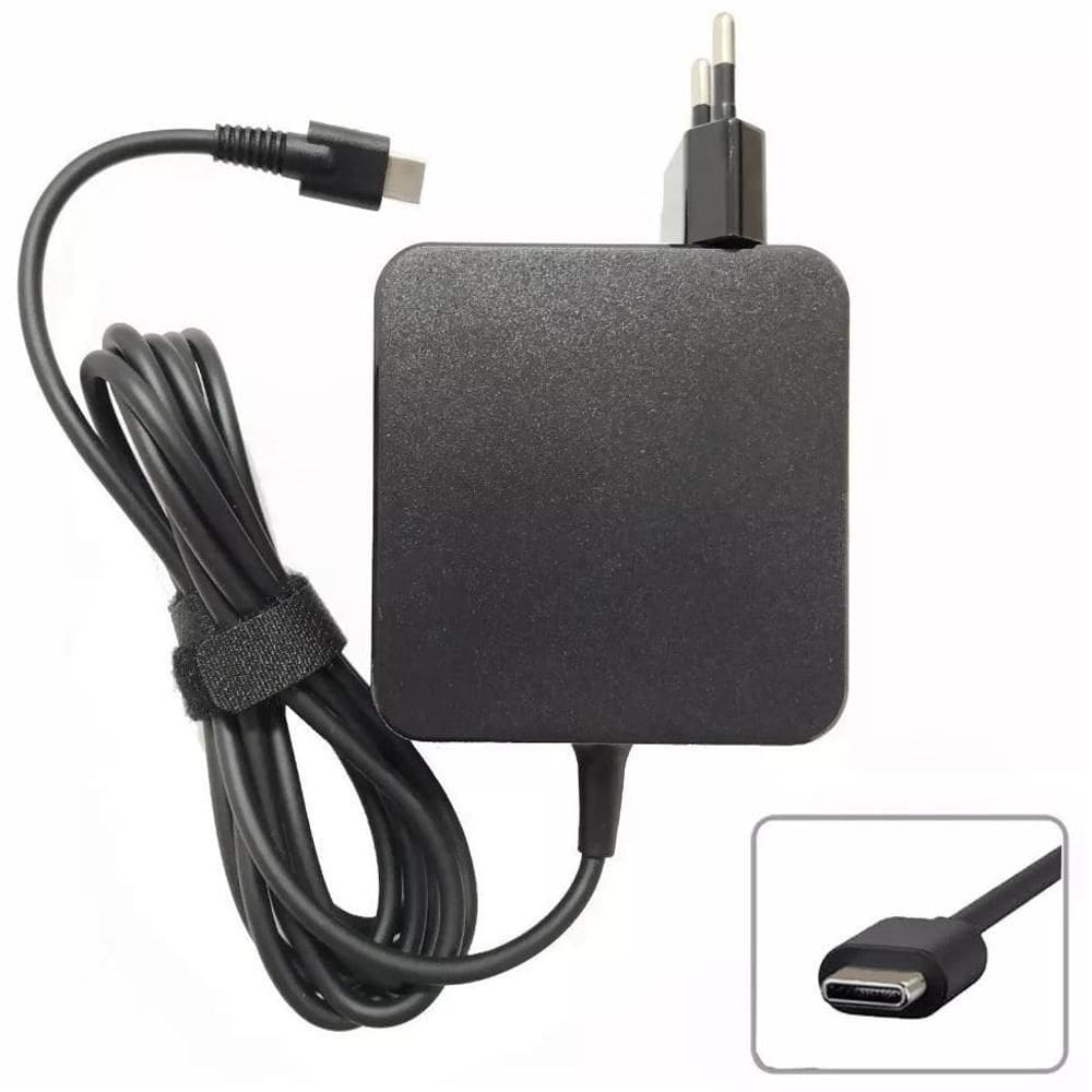 Fonte Carregador Para Ultrabook Lenovo E14 Type-C Usb-C 65w