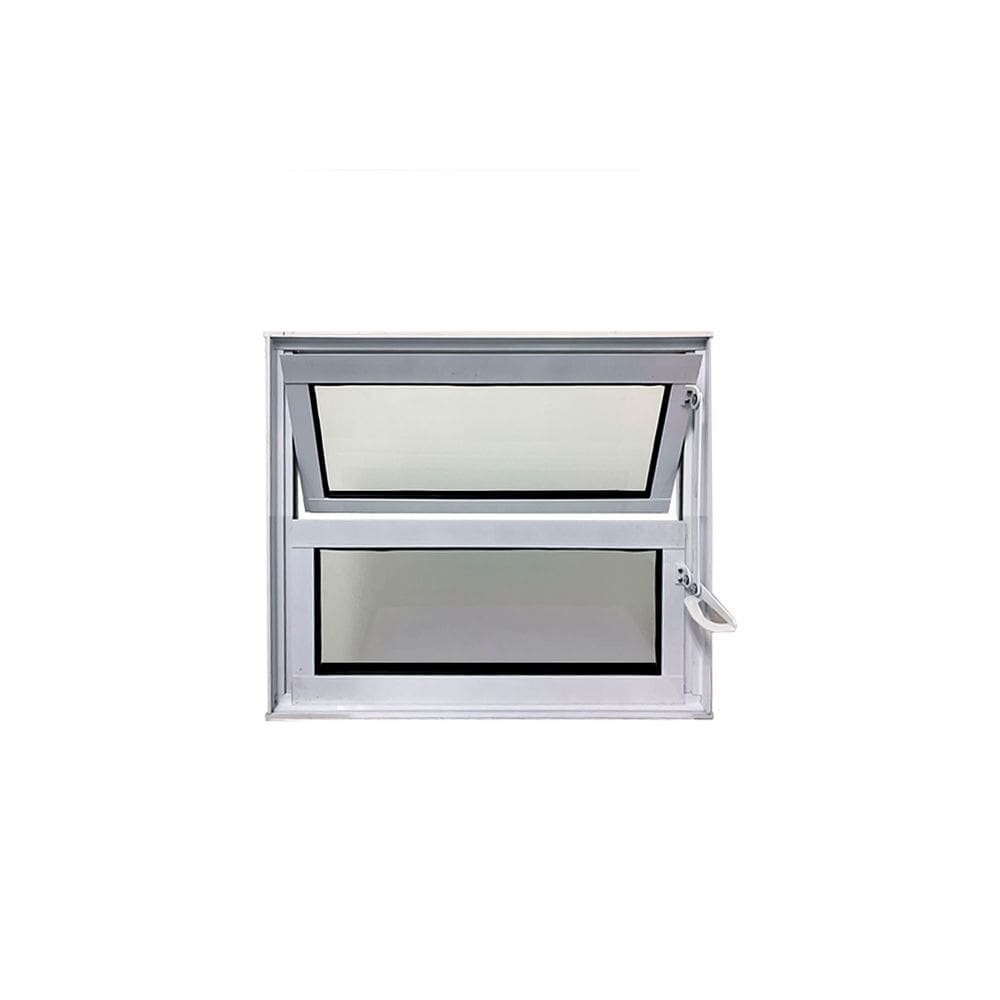 Vitro Basculante de Alumínio Branco 40x80 Linha 25