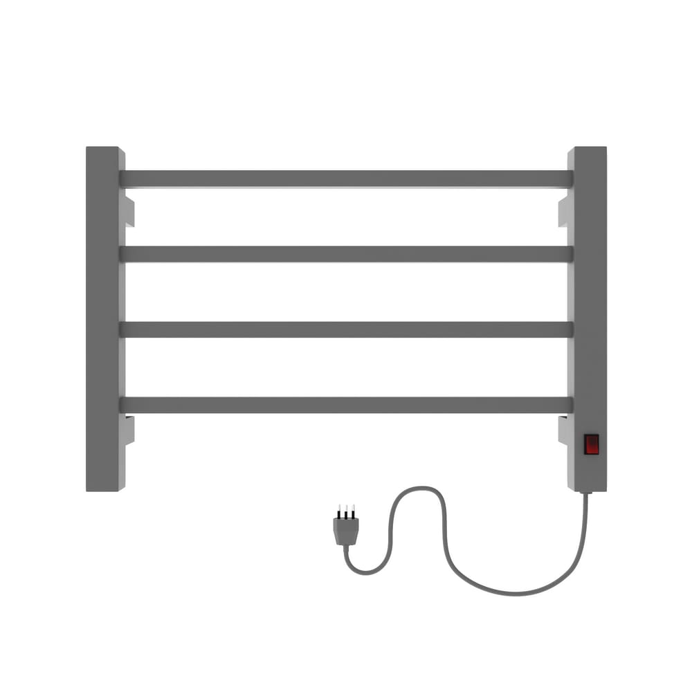 Toalheiro Termico Casuli Quadratto Uno Cinza 127V Direito