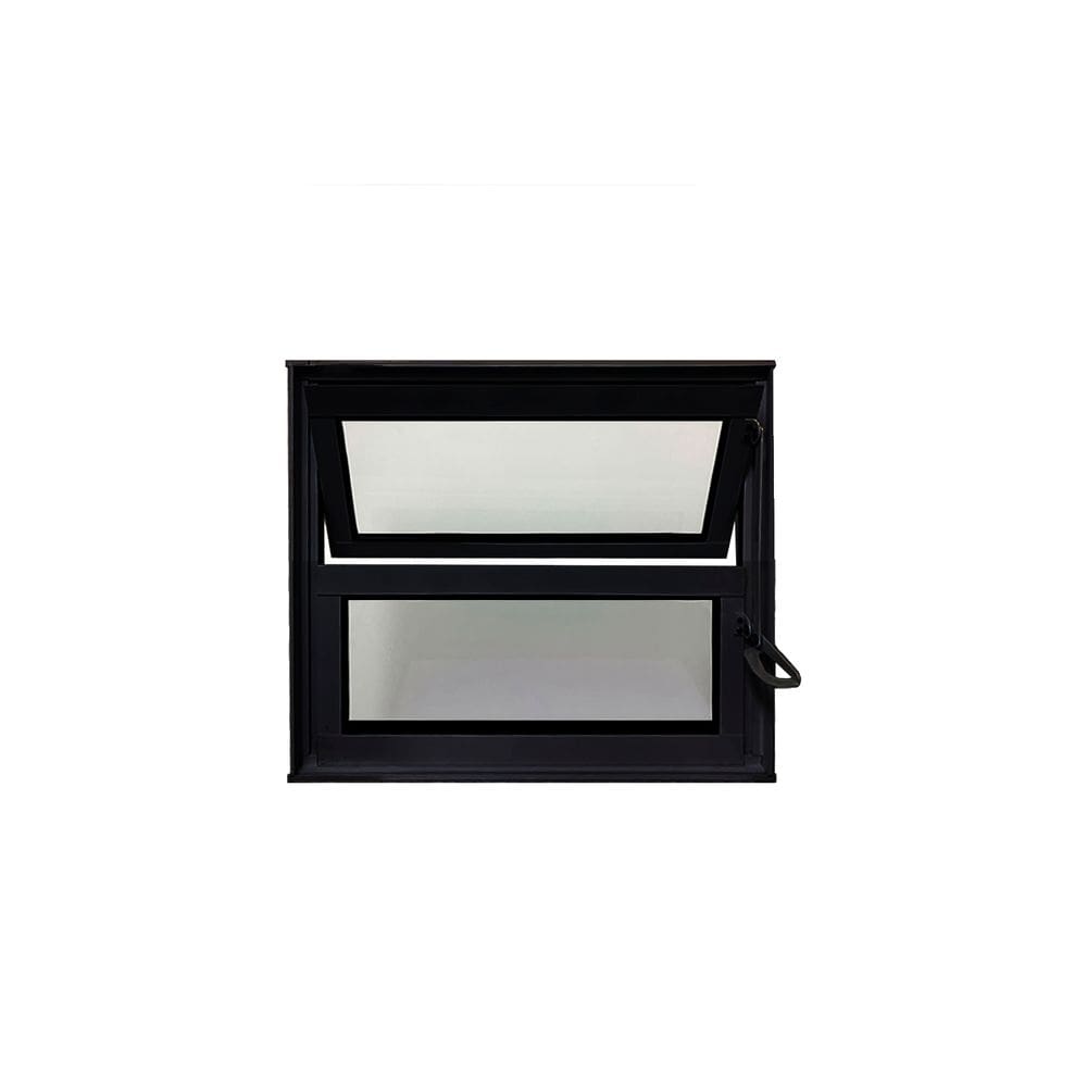 Vitro Basculante de Alumínio Preto 40x60 Linha 25