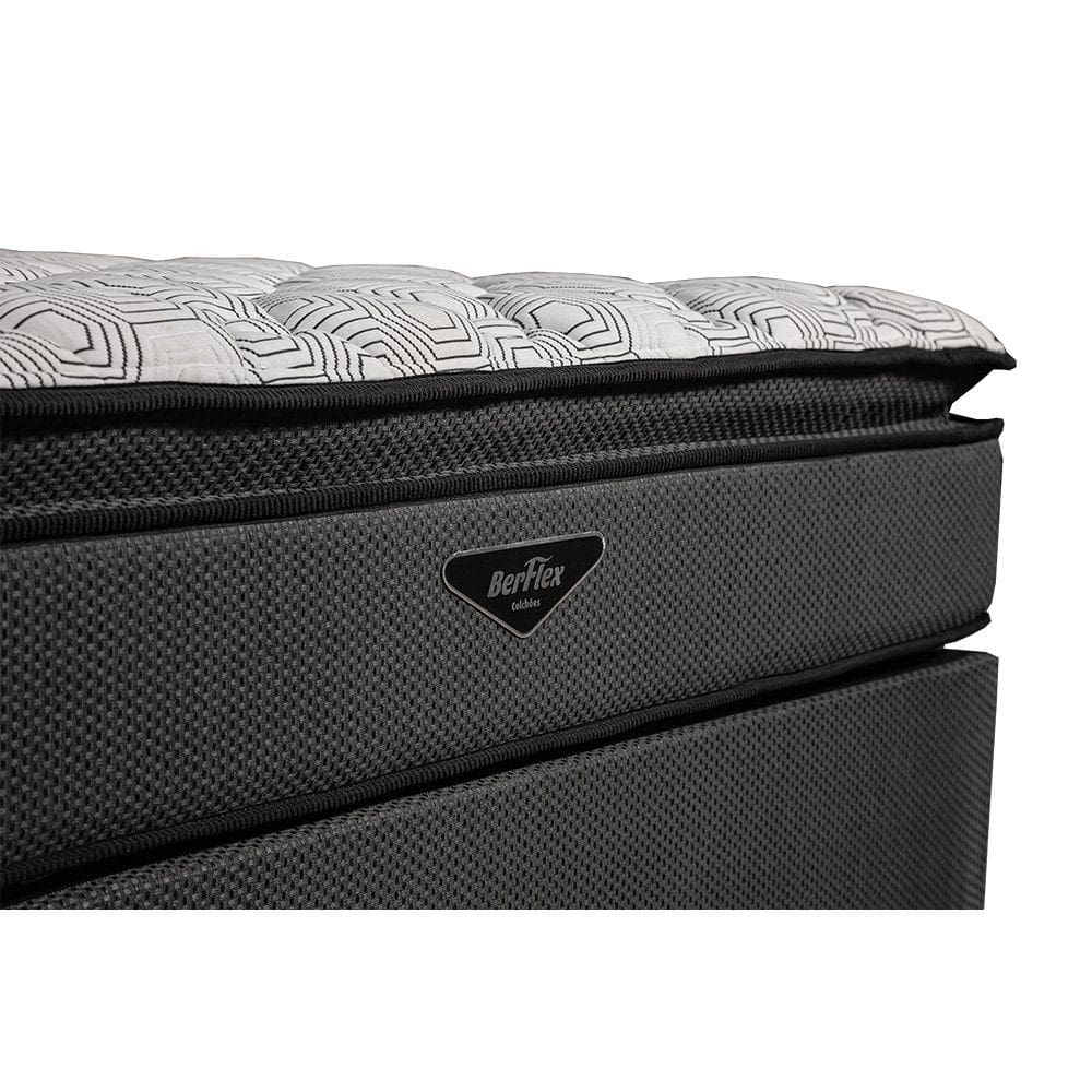 Colchao Casal Molas Ensacadas Ortopedico Extra Firme D45 Suporta 120kg Tampo Viscose Alto 32cm INMETRO