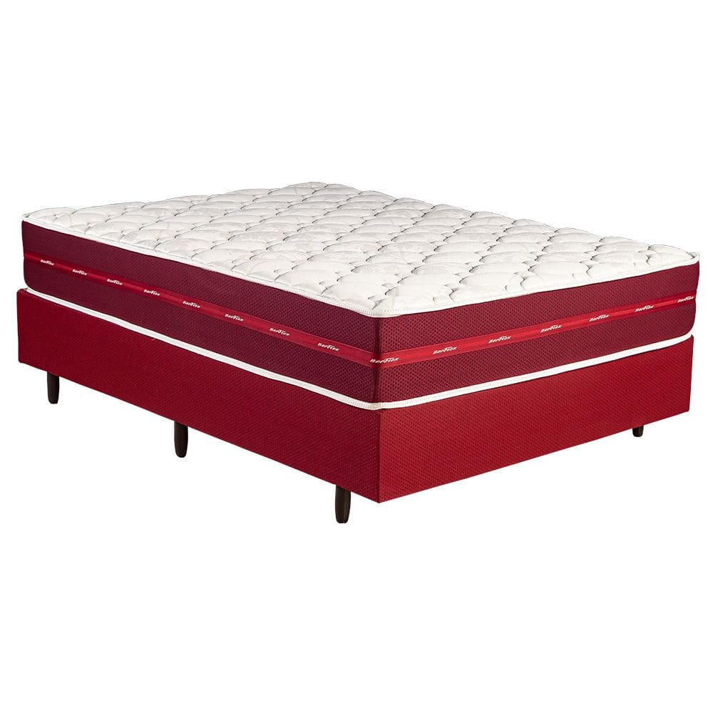 Colchao Casal Molas Ensacadas D33 Suporte Firme 120kg Tampo com Viscose Alto 30cm Certificado INMETRO