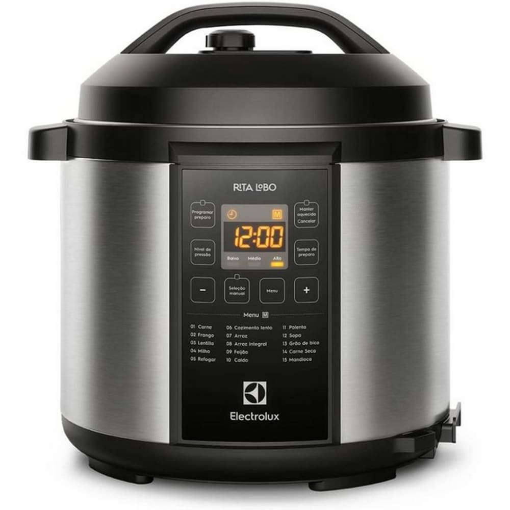 Panela De Pressão Elétrica Electrolux PCC20 6l Experience 127V Preta.