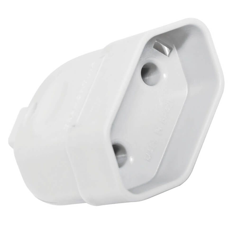 Plugue Femea 2P 10A 250V Branco Tramontina