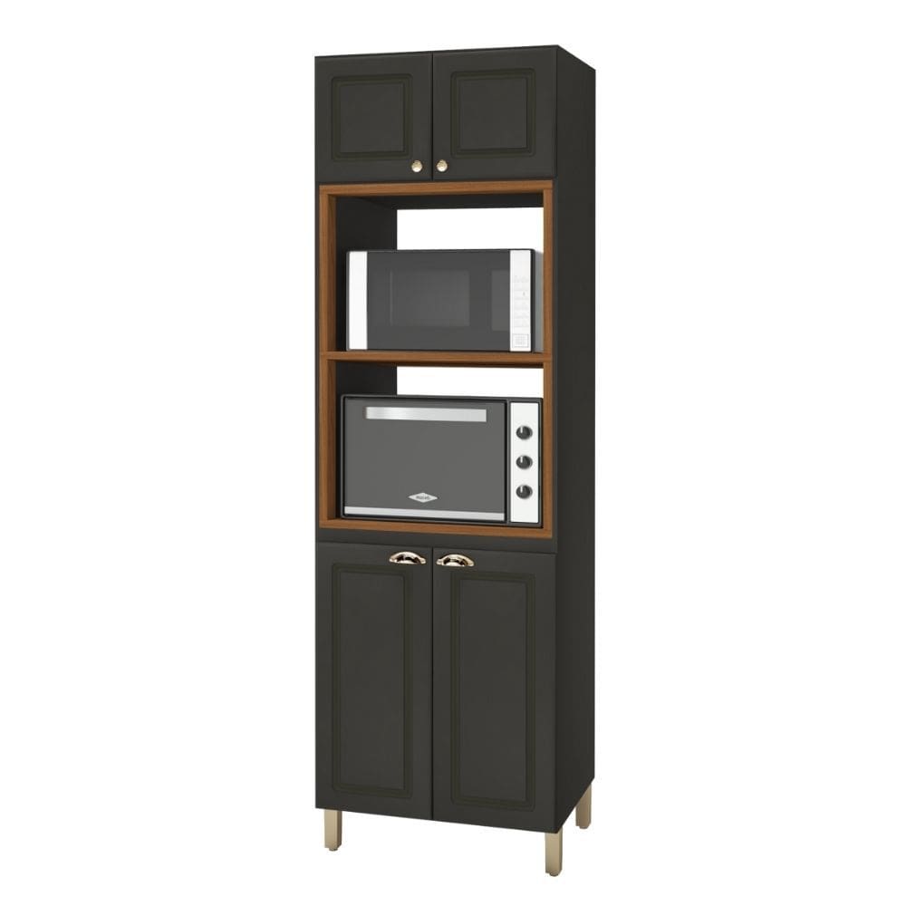 Torre Quente Firenze - 4 Portas MDP/MDF 2 Espacos para Fornos - Indekes