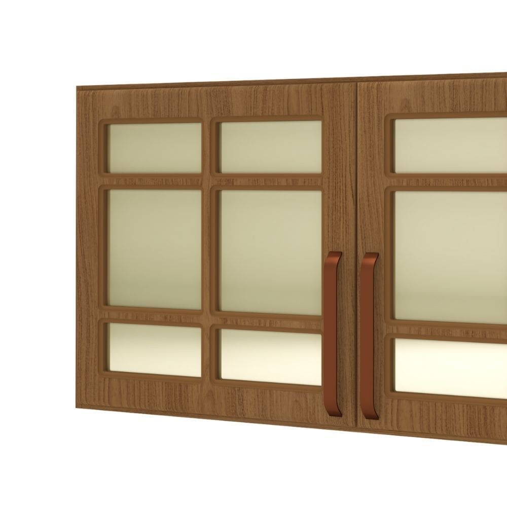 Armario Aereo Cozinha Monza - 2 Portas 1 Prateleira - Indekes