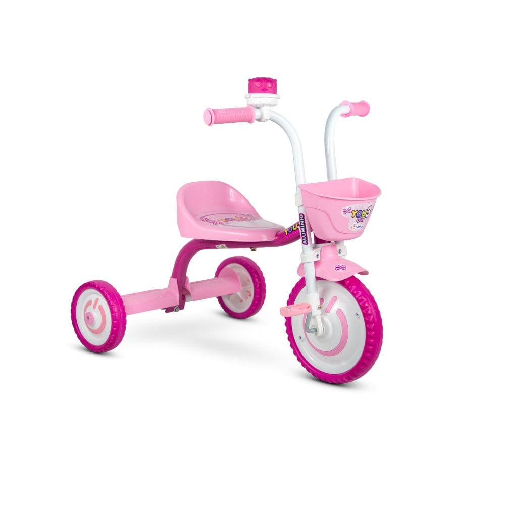 Bicicleta Infantil You 3 Girl - Aluminio Aro 12 Com Cestinha - Nathor