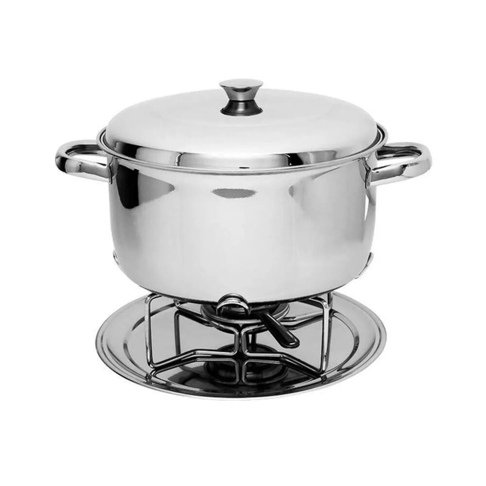 Panela Rechaud Aço Inox C/Banho Maria 5,7 Litros Plátanos Brinox