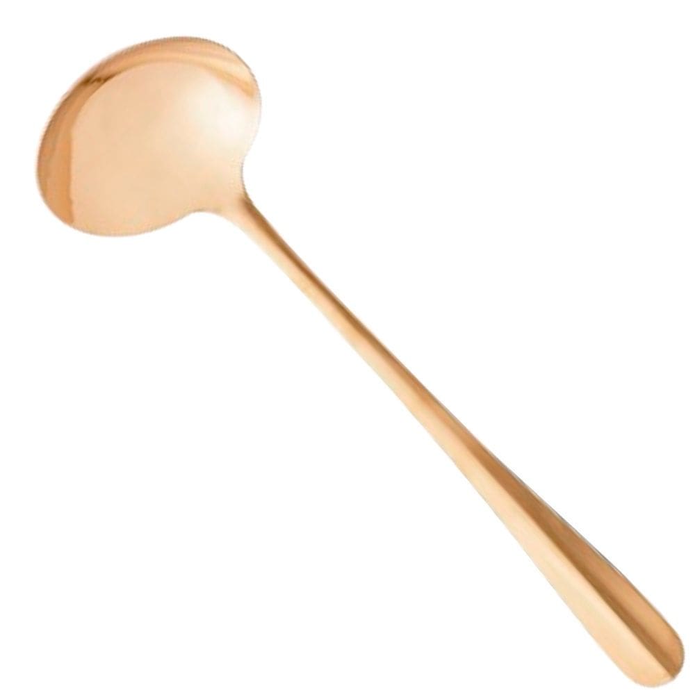Concha Grande Aço Inox Positano Dourado 33,5cm Lyor