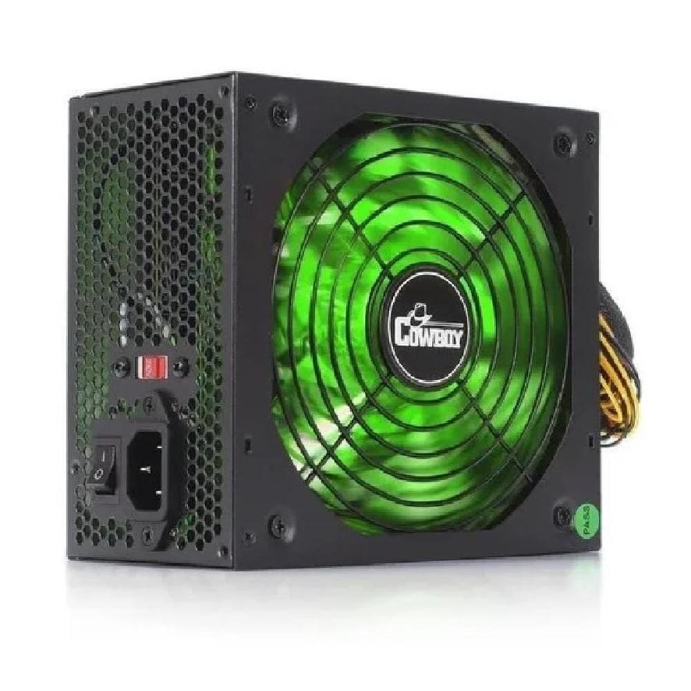 Fonte  Atx Gamer de 500w Reais Para Pc Cowboy Bivolt Silenciosa