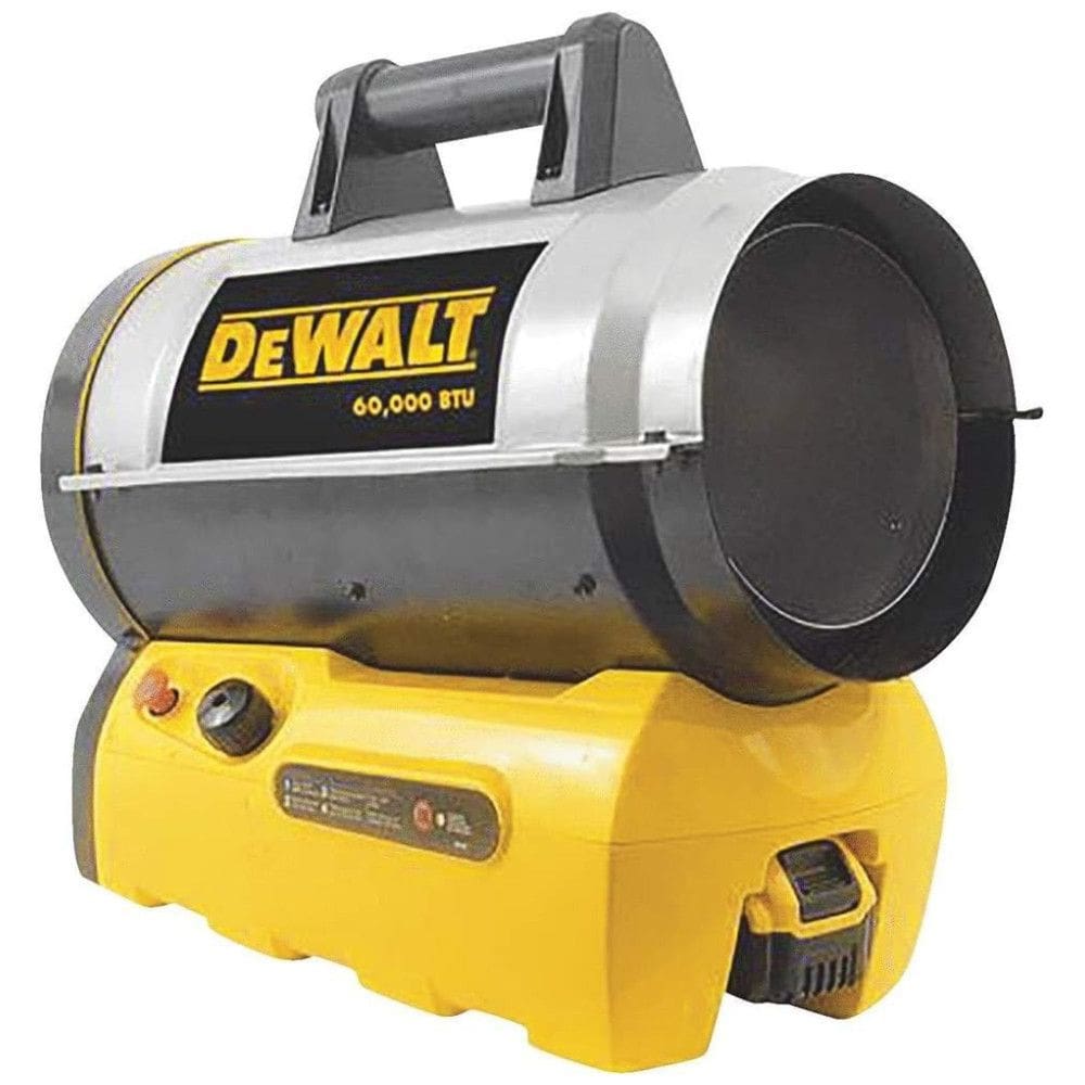 Aquecedor a Gás Recarregável 20V 68000 BTU de Potência, DEWALT DXH70CFAV, Amarelo