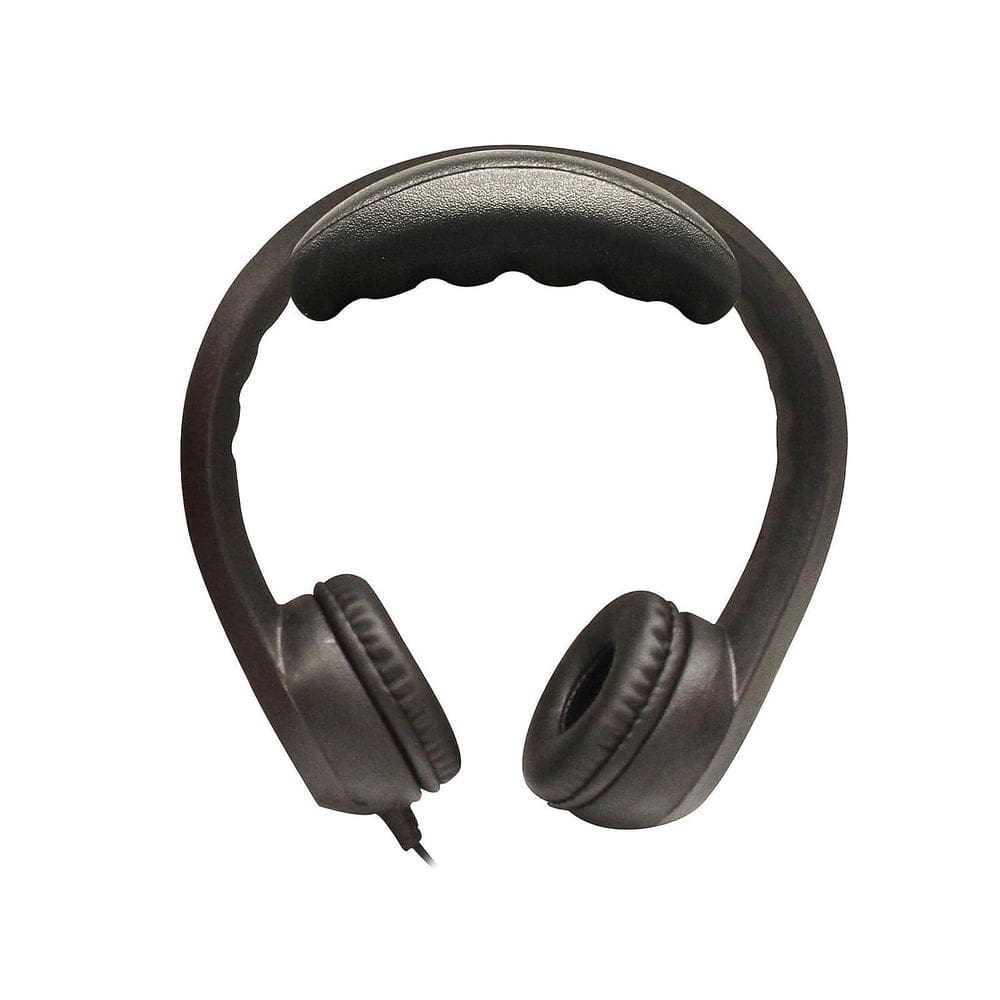 Fones de ouvido Hamilton Buhl Kids-BLK com fio pretos para crianças